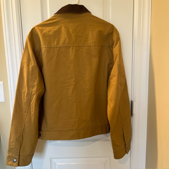 🆕 Levis Jacket Mens Beige Full Zip Bomber Depot Canvas Size M Corduroy
Collar - Picture 2 of 13